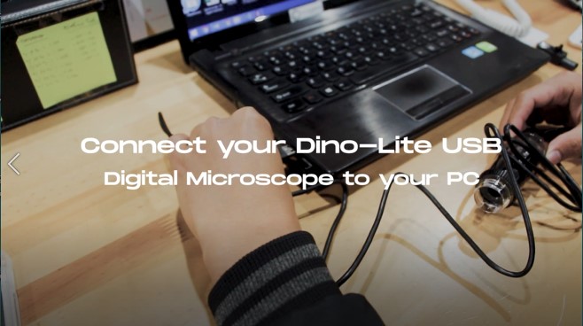 conenct your dino-lite usb